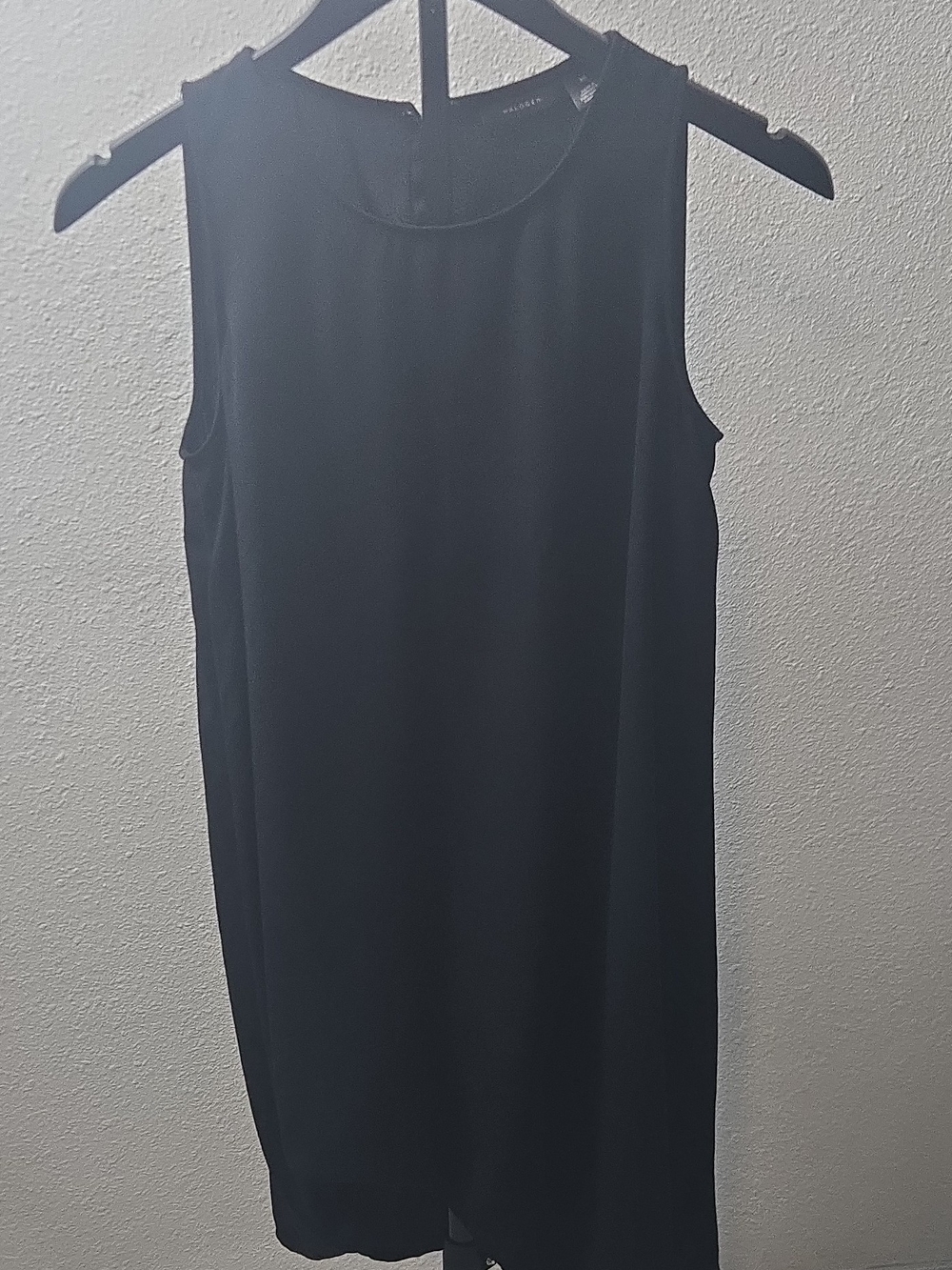 Halogen Black Sleeveless Shift Dress